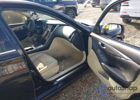 2015 Infiniti Q50 Premium/Sport z USA, uszkodzony, nr VIN JN1BV7AP5FM335838